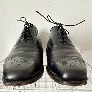 Allen Edmonds Black Leather Oxfords